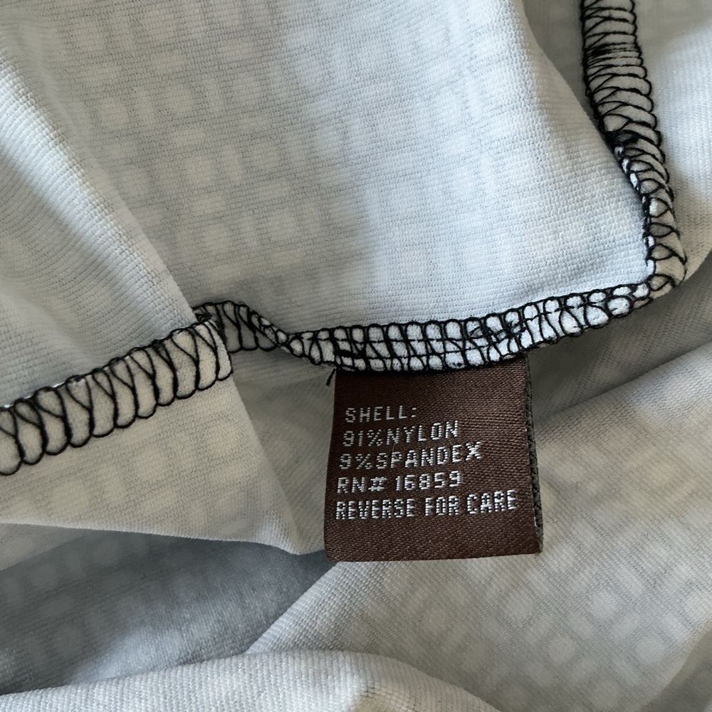 J. McLaughlin Black White Catalina Cloth Catalyst Dress Pockets Size Medium - Picture 8 of 10